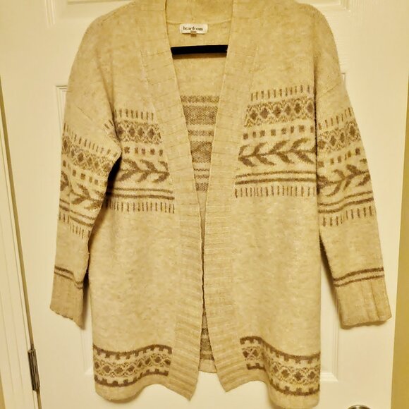 Heartloom Cardigan Open Front Size S to L Boho - Picture 1 of 8